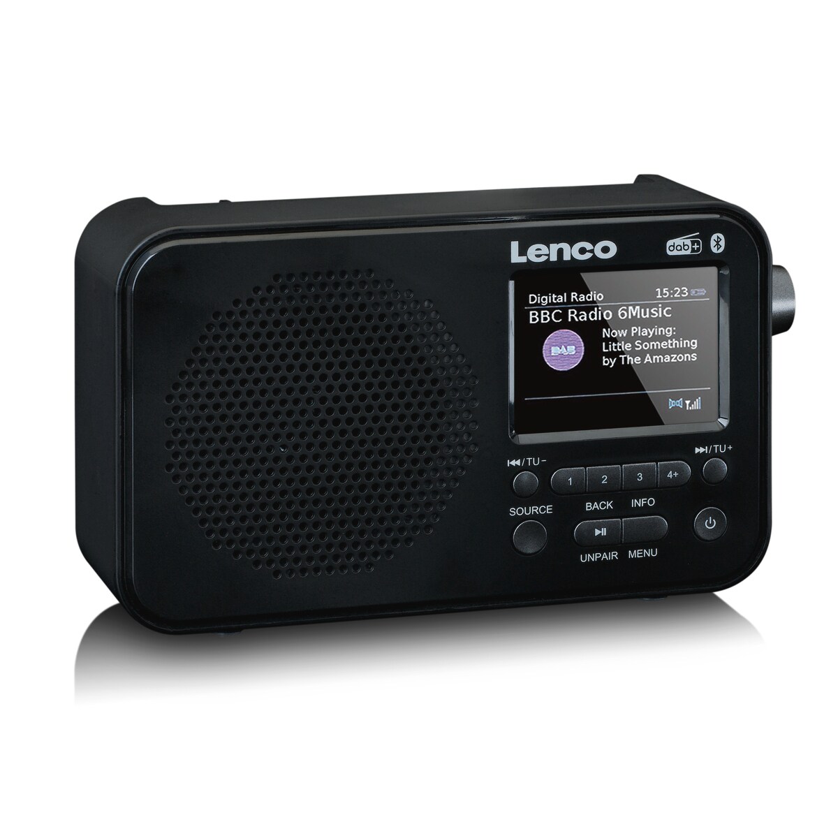 LENCO PDR-036BK - DAB+/FM-Radio mit Bluetooth® - schwarz