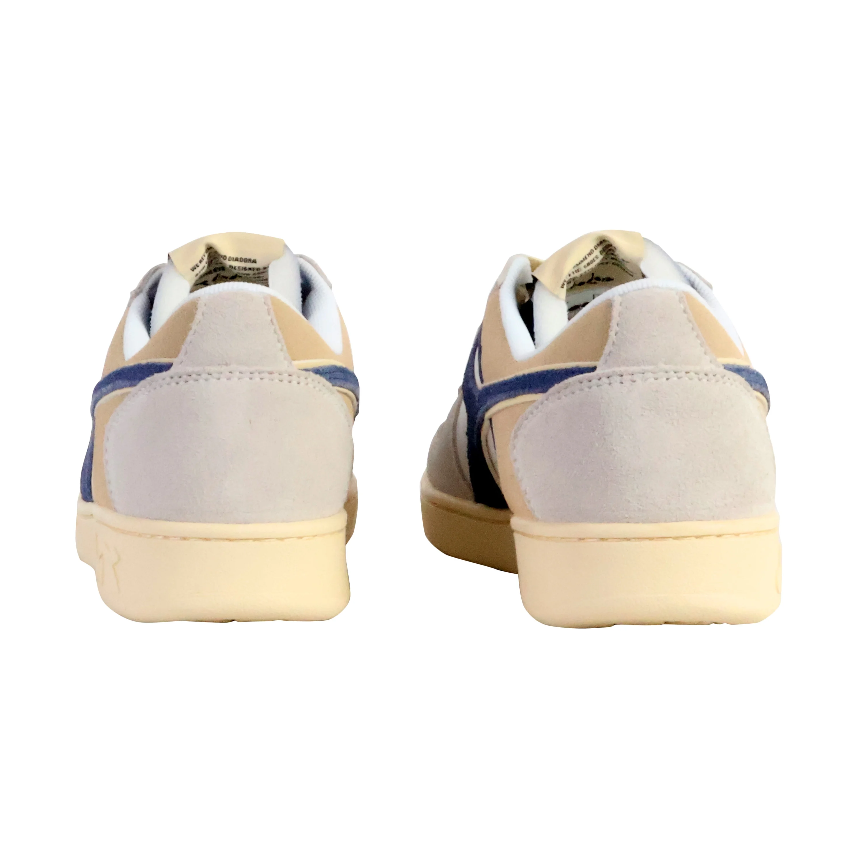 Basket cuirmagic low suede leather | Blanc