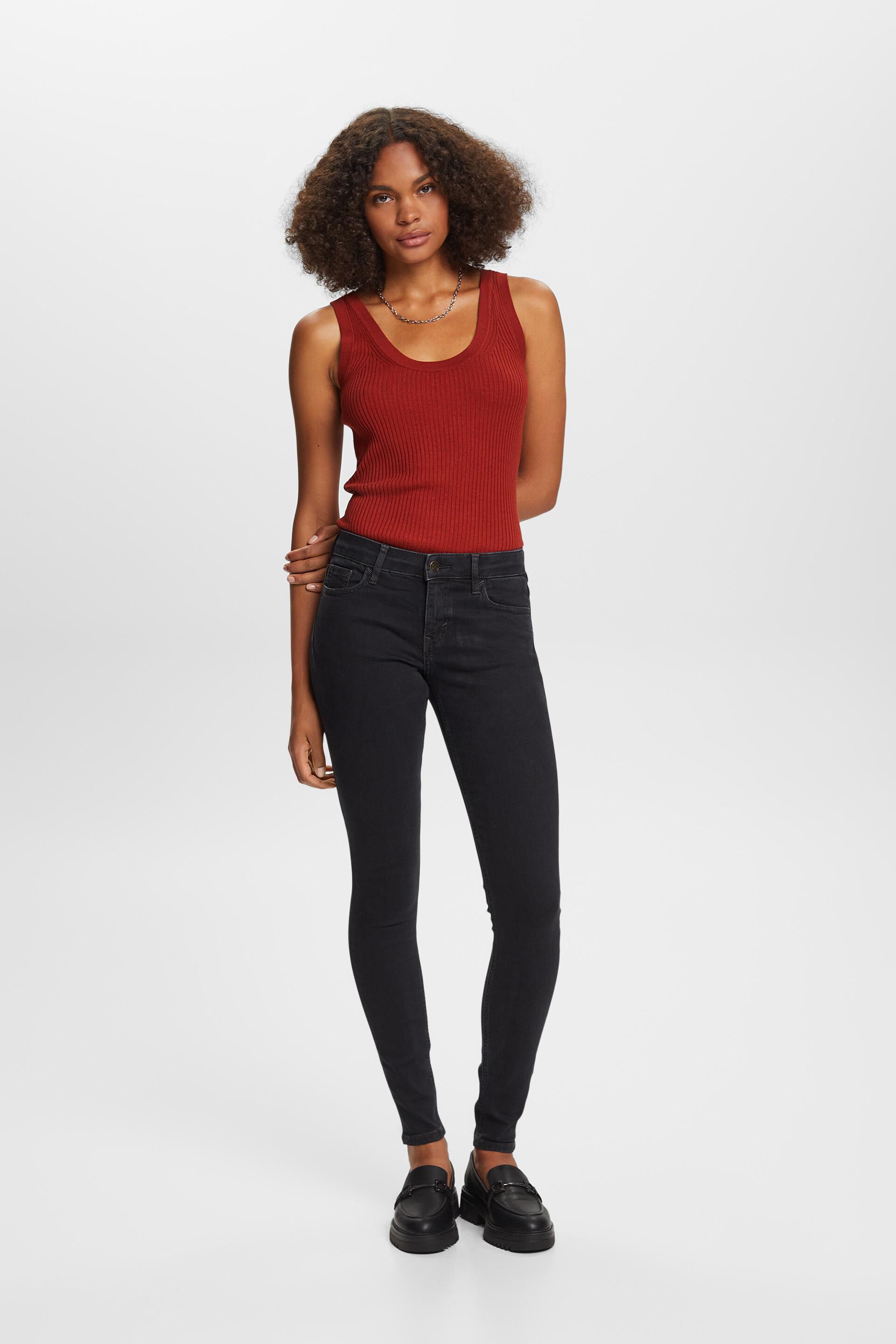 En matière recyclée : le jean Skinny à taille mi-haute
