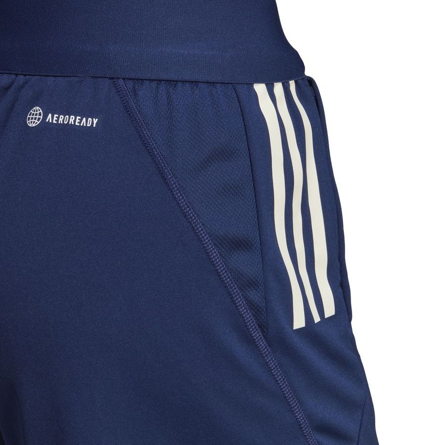 Italie Short d'Entraînement Tiro 23 - Bleu Marine/Blanc Femme