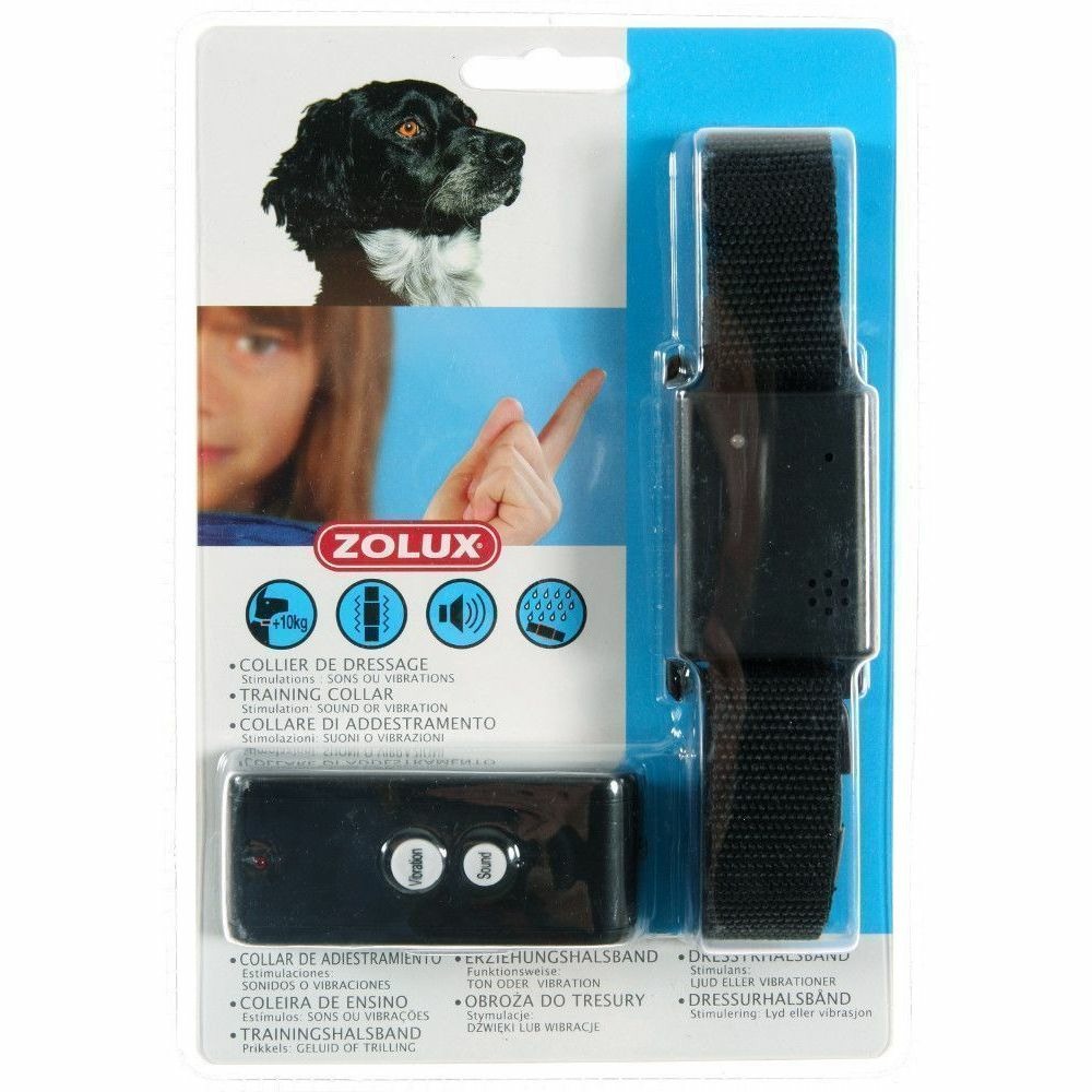 Collier de dressage chien stimulation sons ou vibrations