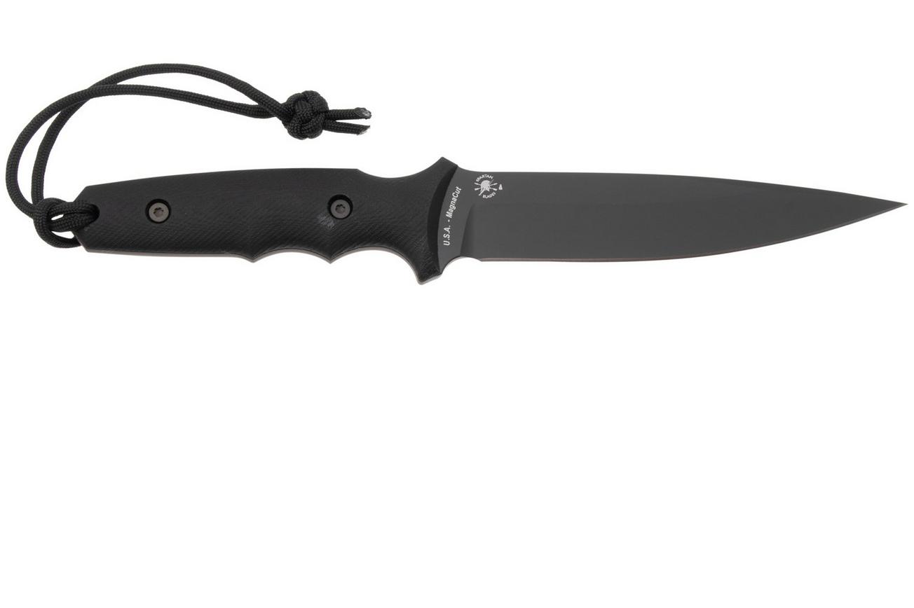 Spartan Blades Harsey Clandestina SB57BKBKKYBK Black, Black Micarta, survivalmes, kydex schede