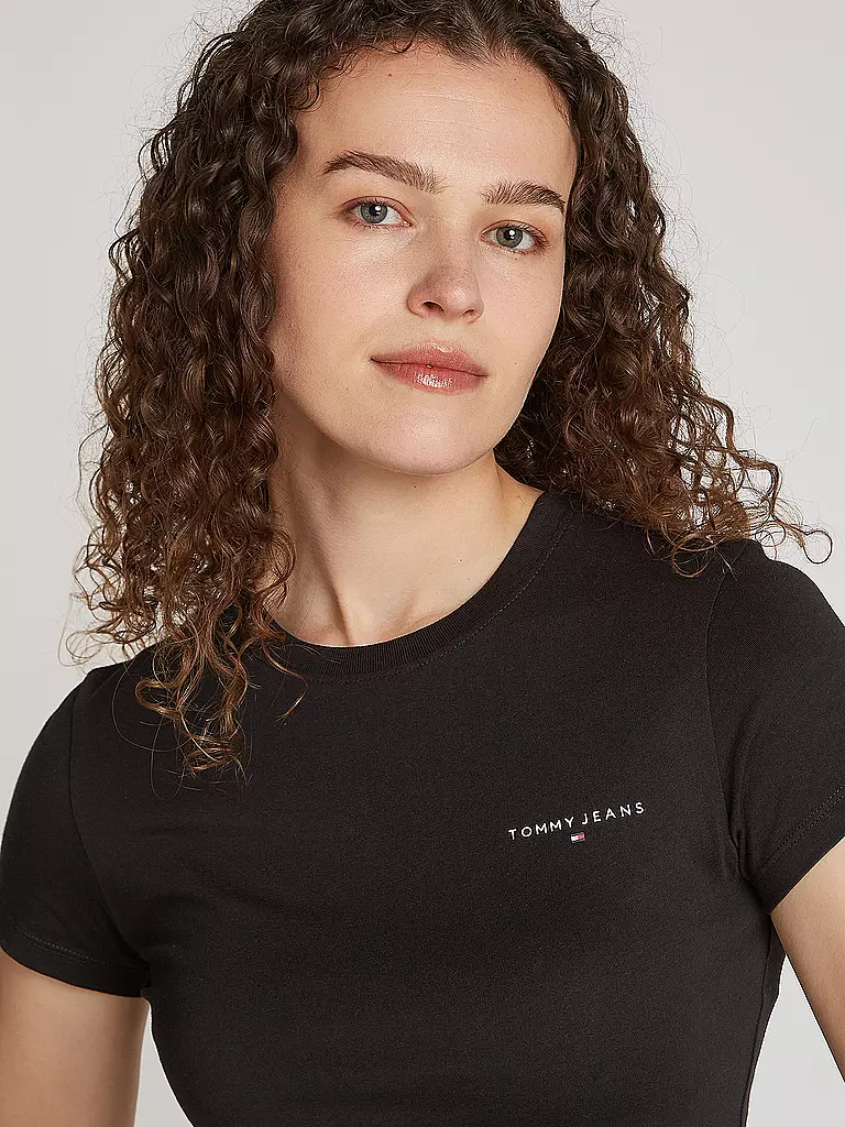 TOMMY JEANS T-Shirt schwarz