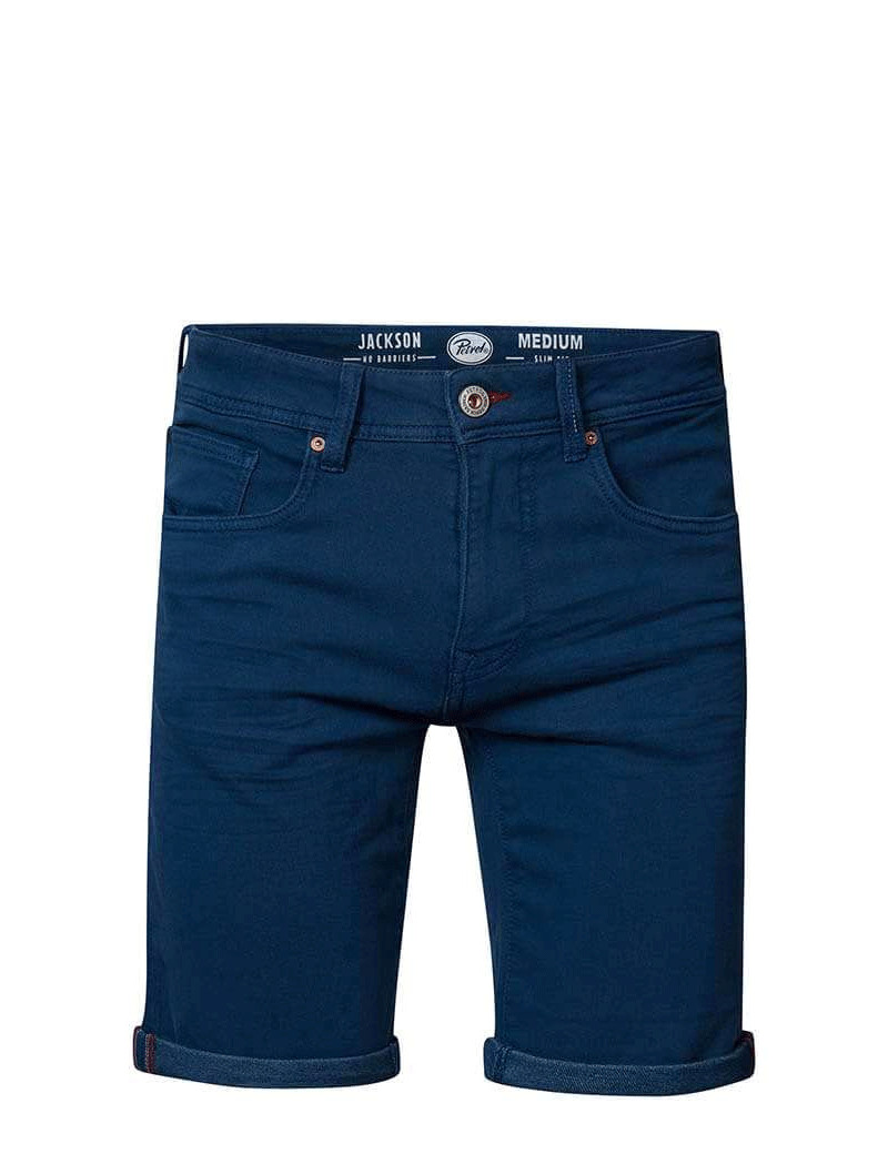 PETROL IND SHORT DENIM DARK CAPRI