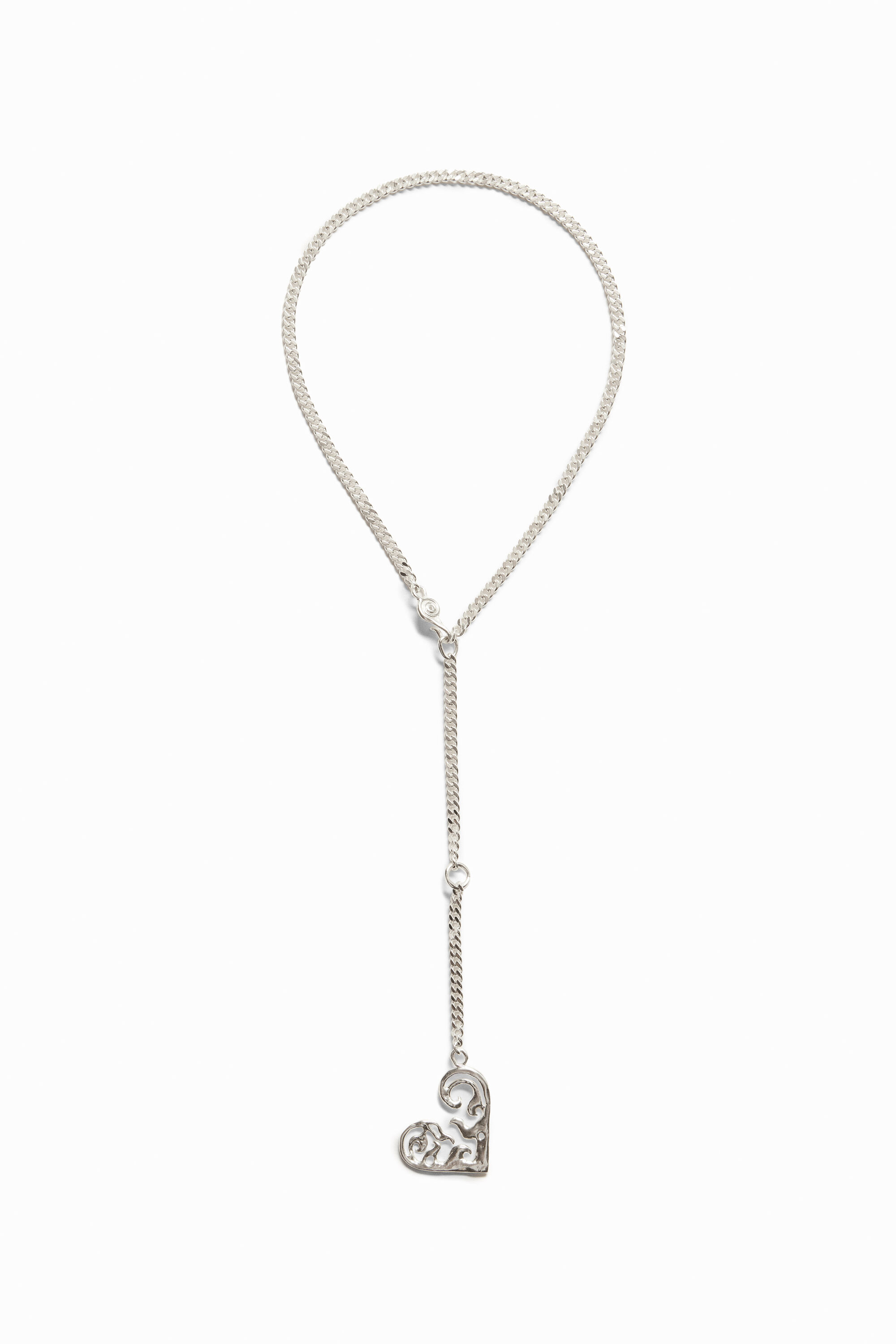 Collier petit cœur plaqué argent Zalio