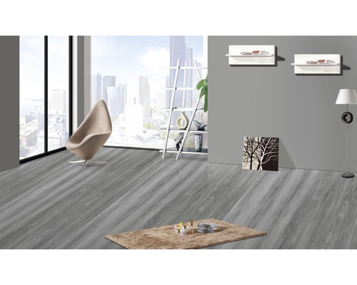 Baya Clear grijs zelfklevende vinylplank 91,4x15,2 cm