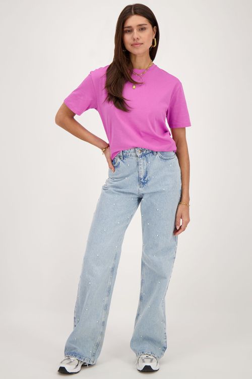 Roze T-shirt le temps