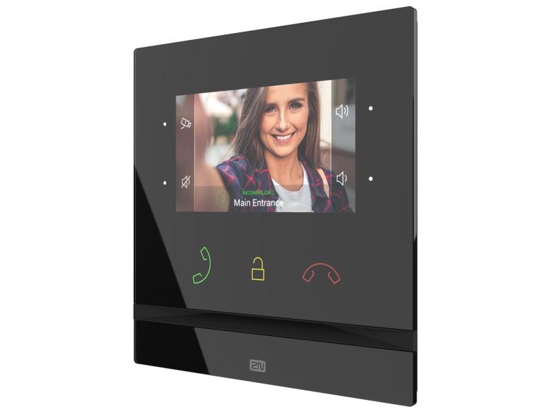 2N Innensprechstelle Indoor Compact  Schwarz 2N Indoor Compact IP Innensprechstelle