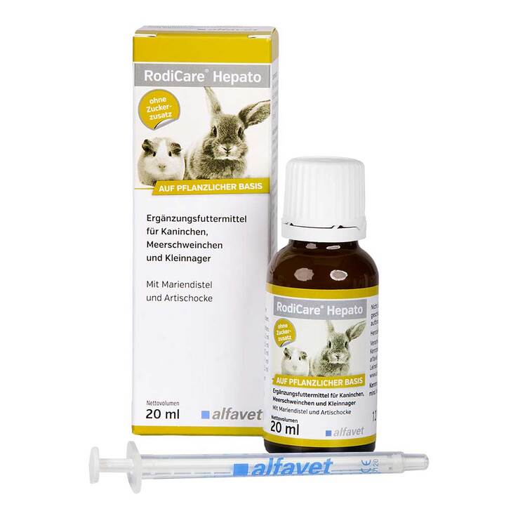 Rodicare Hepato für Kaninchen, Kleinnager und Meerschweinchen, 20 ml