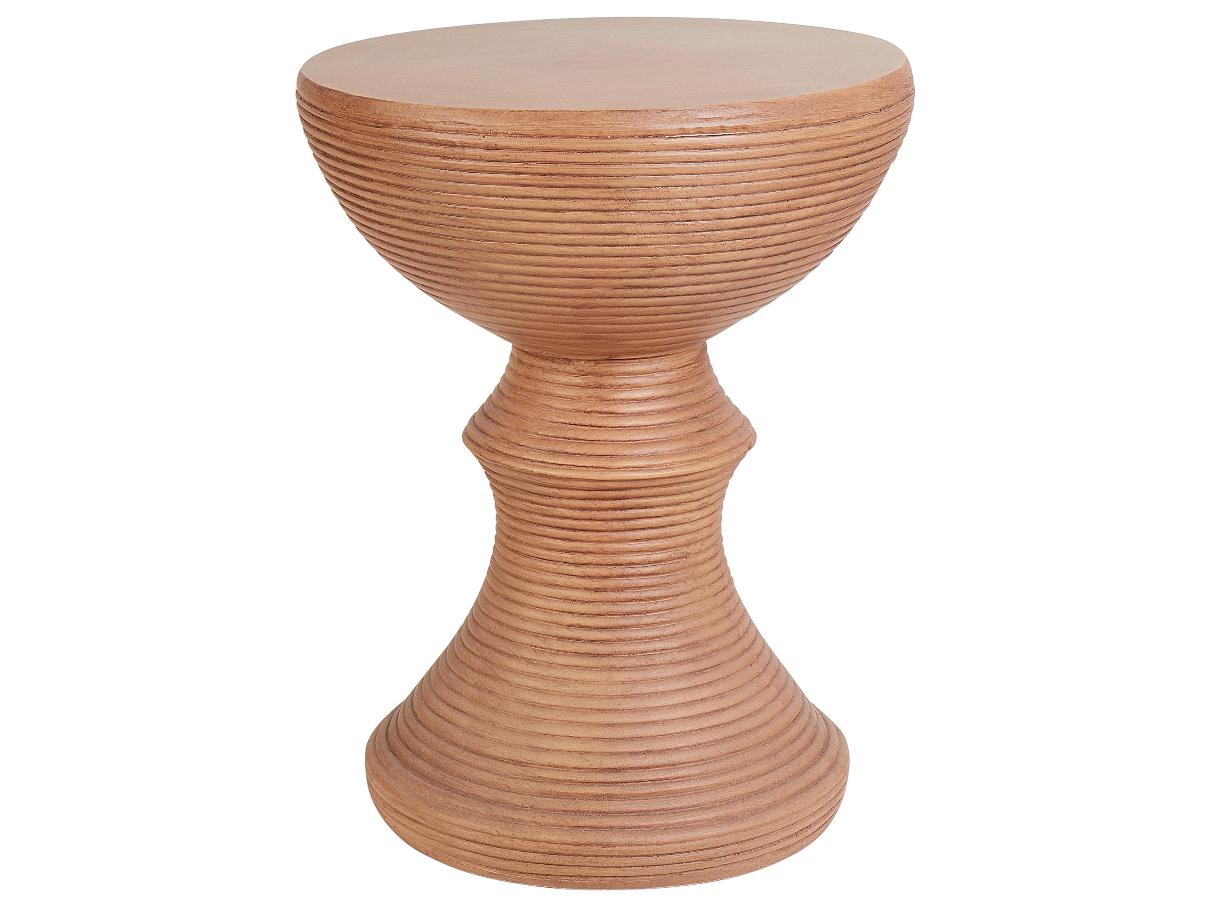 Bijzettafel CALDARO 40 cm 40 cm Houtachtig Bruin
