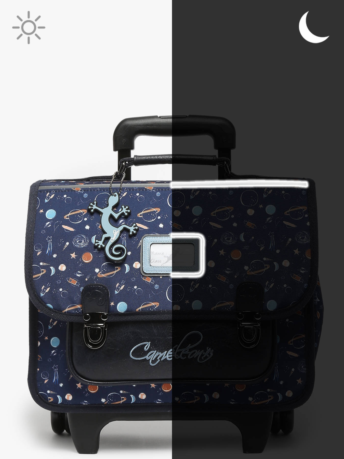Cartable  roulettes Rtro CAMELEON