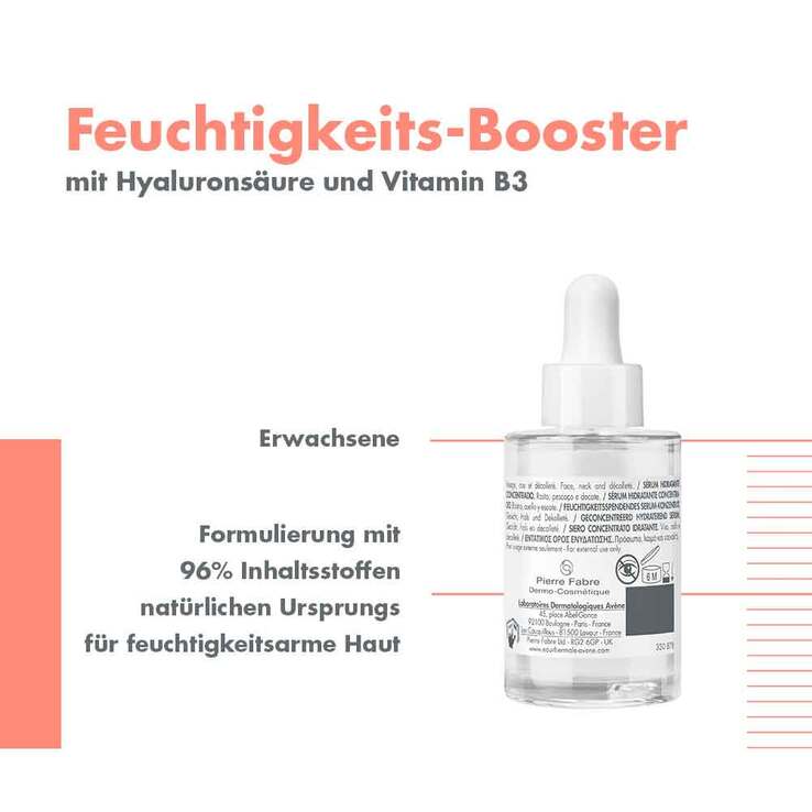 Avene Hydrance Boost feuchtigkeitsspendes Serum-Konzentrat, 30 ml