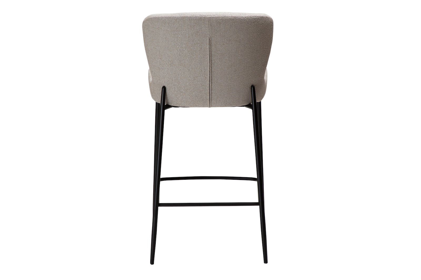 Glam counterstol Til kjøkkenøy eller lave barbord. Tekstil Bouclé Cashmere med sorte ben