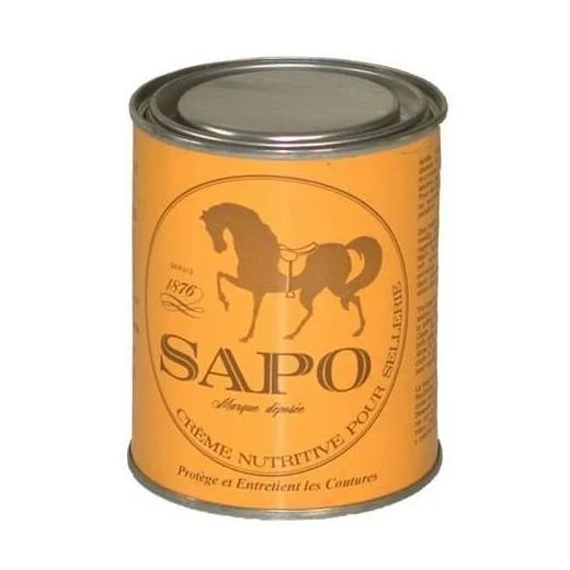 Graxa 'Sapo' para tratamento de couro. Equipamento para cavalos. Disponível em vários tamanhos.