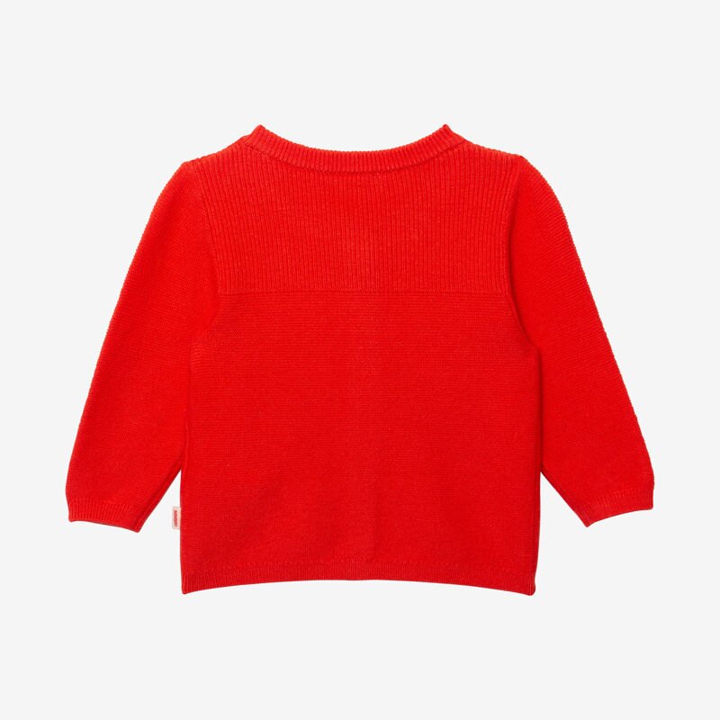 Cardigan bébé tricot rouge Catimini Rouge