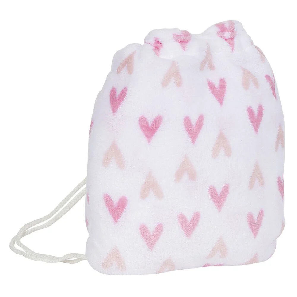 Plaid flanelle sirène pour enfant avec sac de rangement