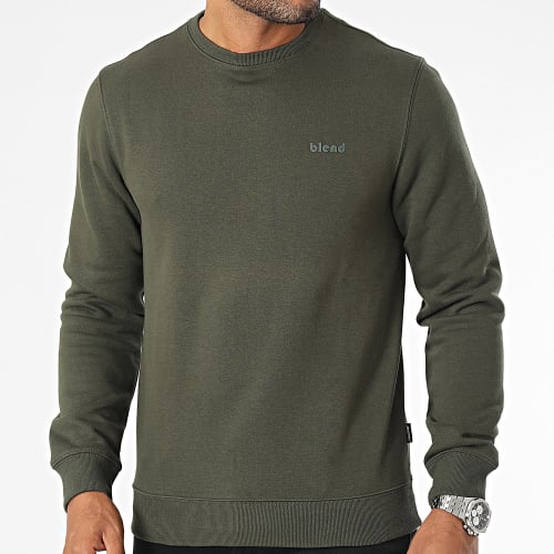 Sweat Crewneck Downtown 20712522 Vert Kaki