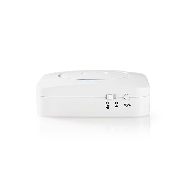 Nedis Motion Detektor Alarm | Batteri | 6x AA/LR6 | 85 dB | Detektorområde: 6 m | Væg | Blå / Hvid