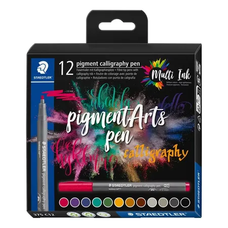 STAEDTLER® pigment calligraphy pen 375, 12-teilig