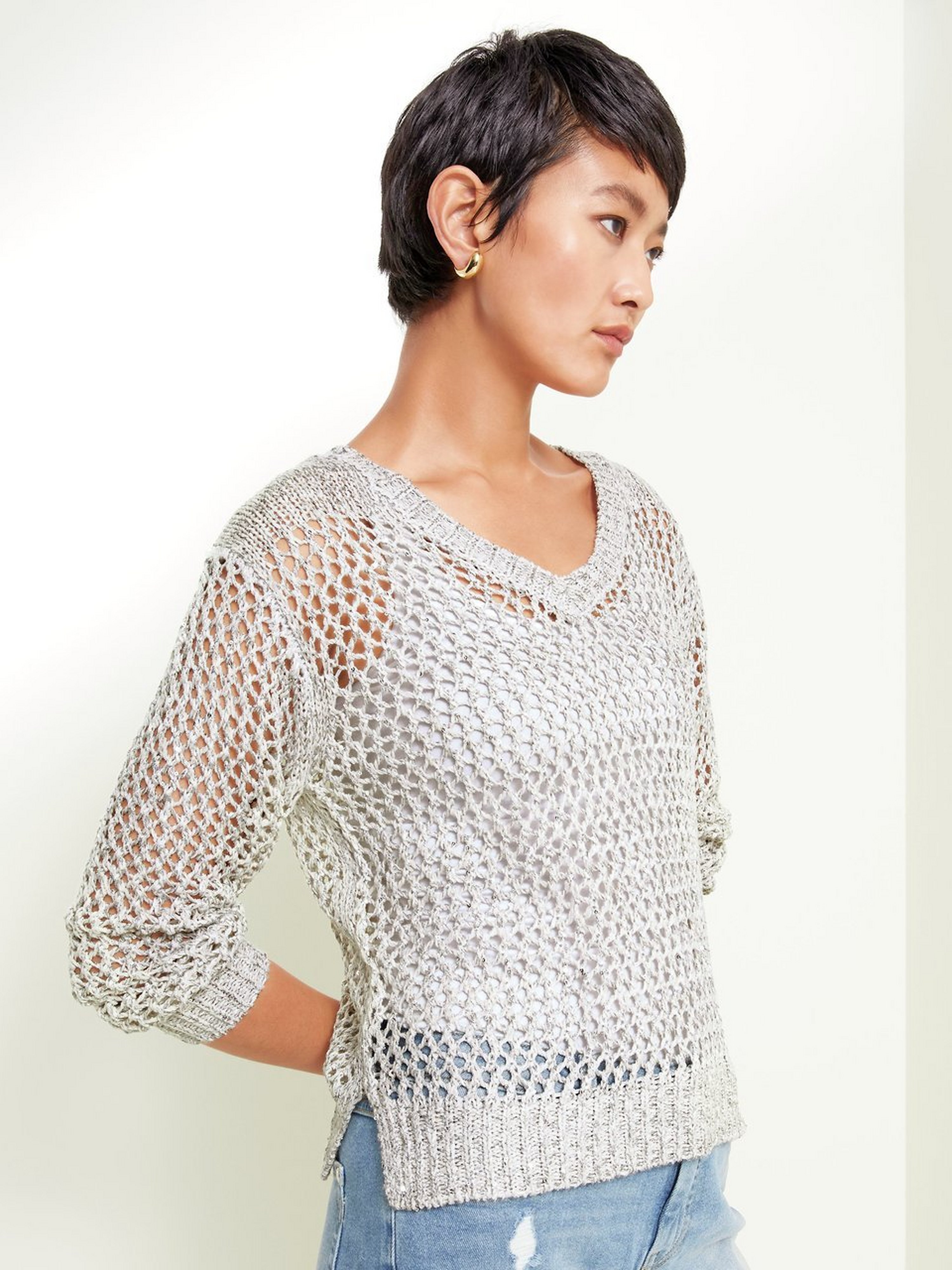 V-Pullover