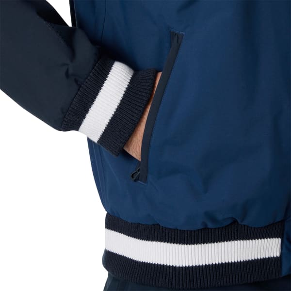 Veste de ski HELLY HANSEN APRES VARSITY JACKET OCEAN