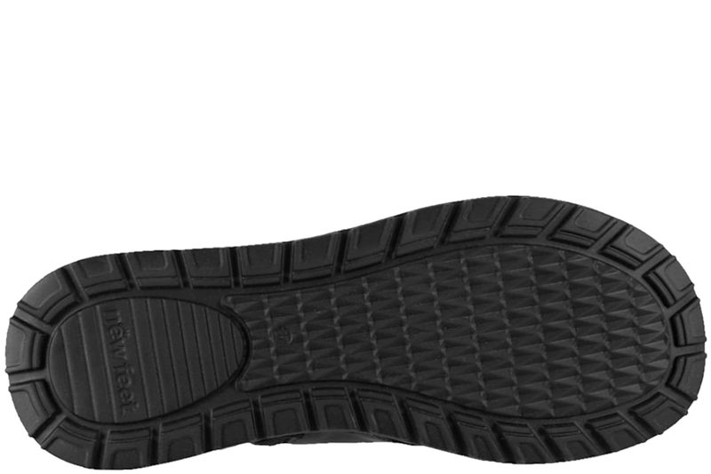 NEW FEET STØVLE I SORT GLAT SKIND