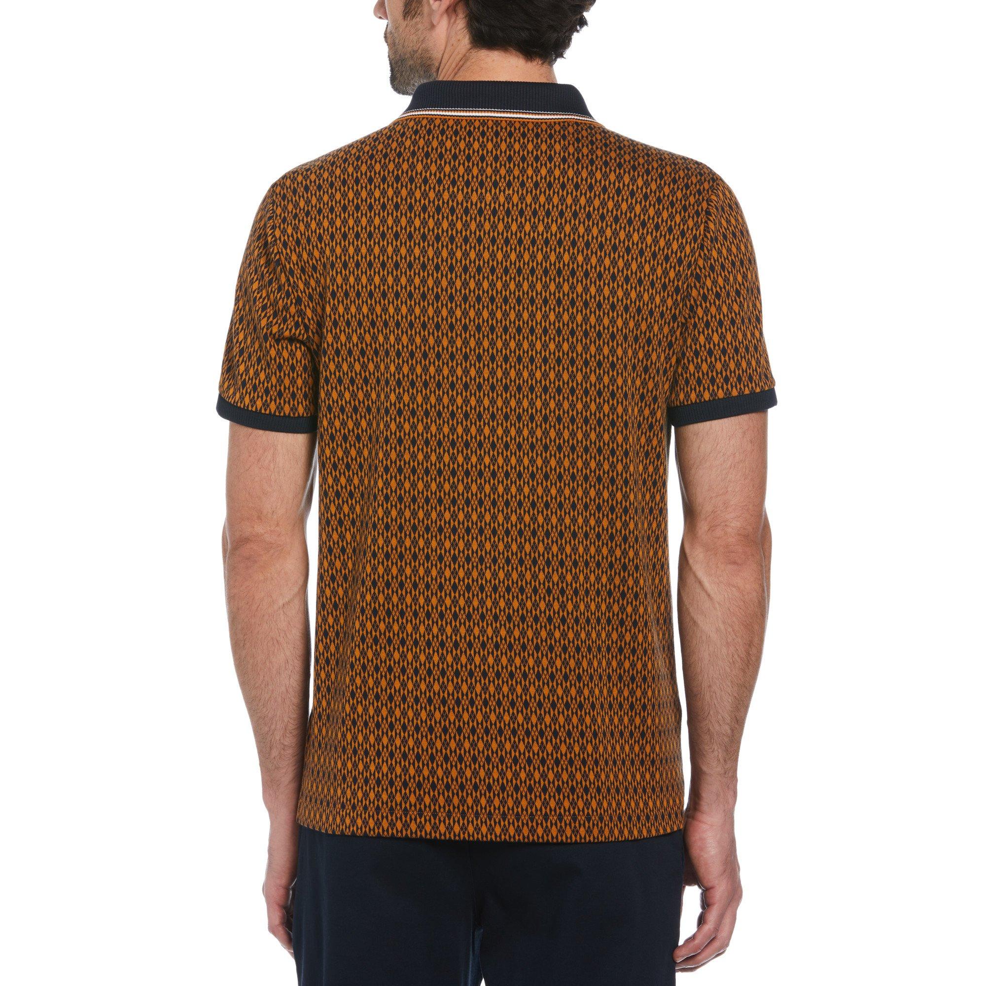 Original Penguin All Over PrintquarterZip Polo Shirt