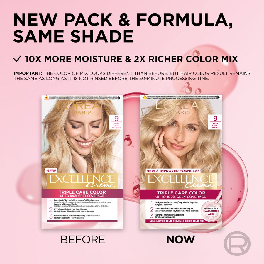 L'Oréal Paris Excellence Creme 9 Very Light Blonde