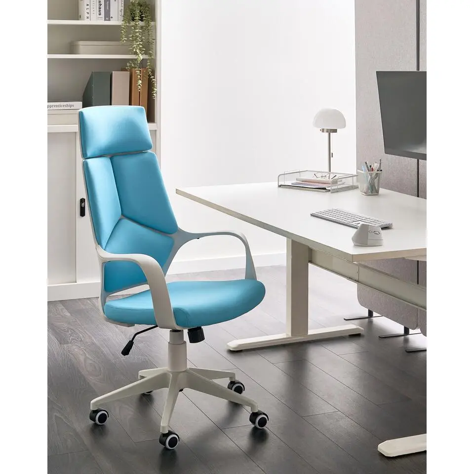 DELIGHT - Bureaustoel - Blauw - Polyester