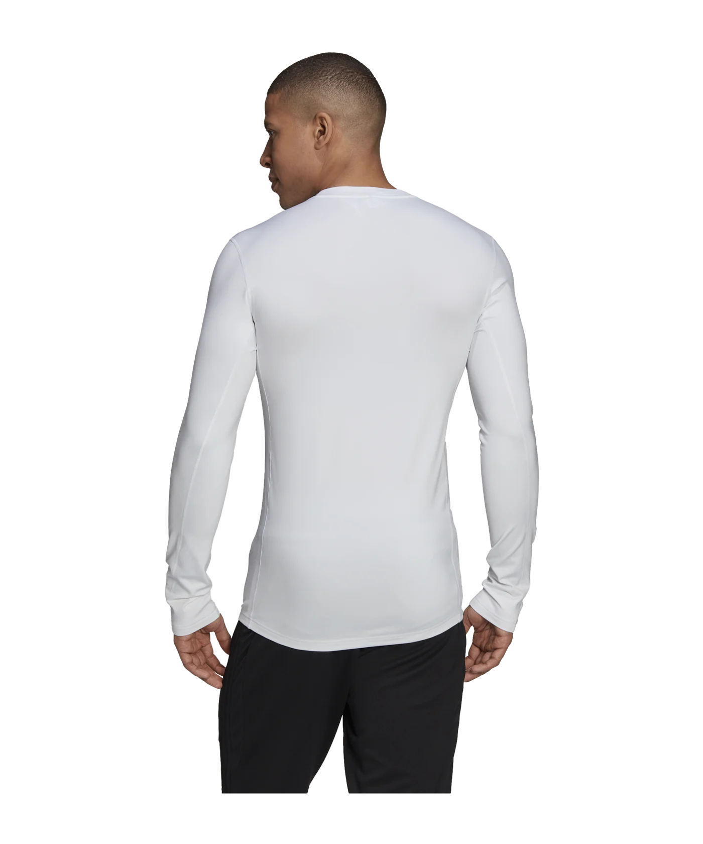 adidas TechFit Warm Longsleeve Weiss