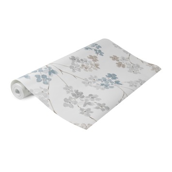 vliesbehang bloesem blauw (dessin 2258-41)