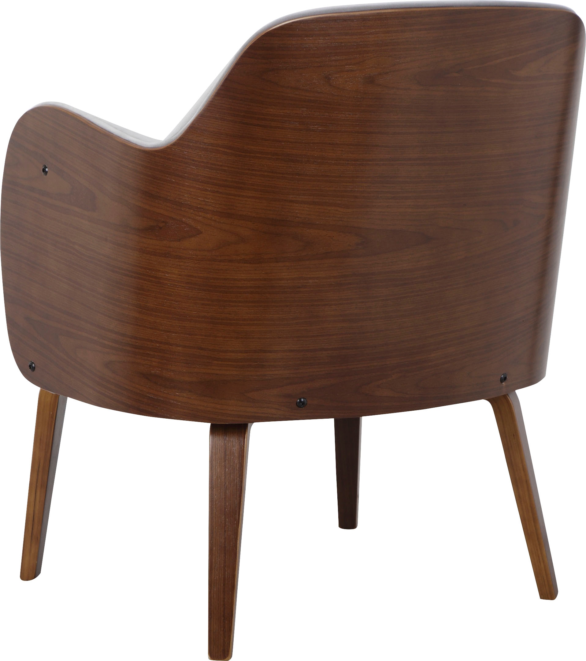 Home affaire Loungesessel »Eleena, Sessel Wohnzimmer,« 1 Stk. tlg. Stoff aus recyceltem Polyester, Beine aus Pappelholz, Sitzhöhe 47 cm