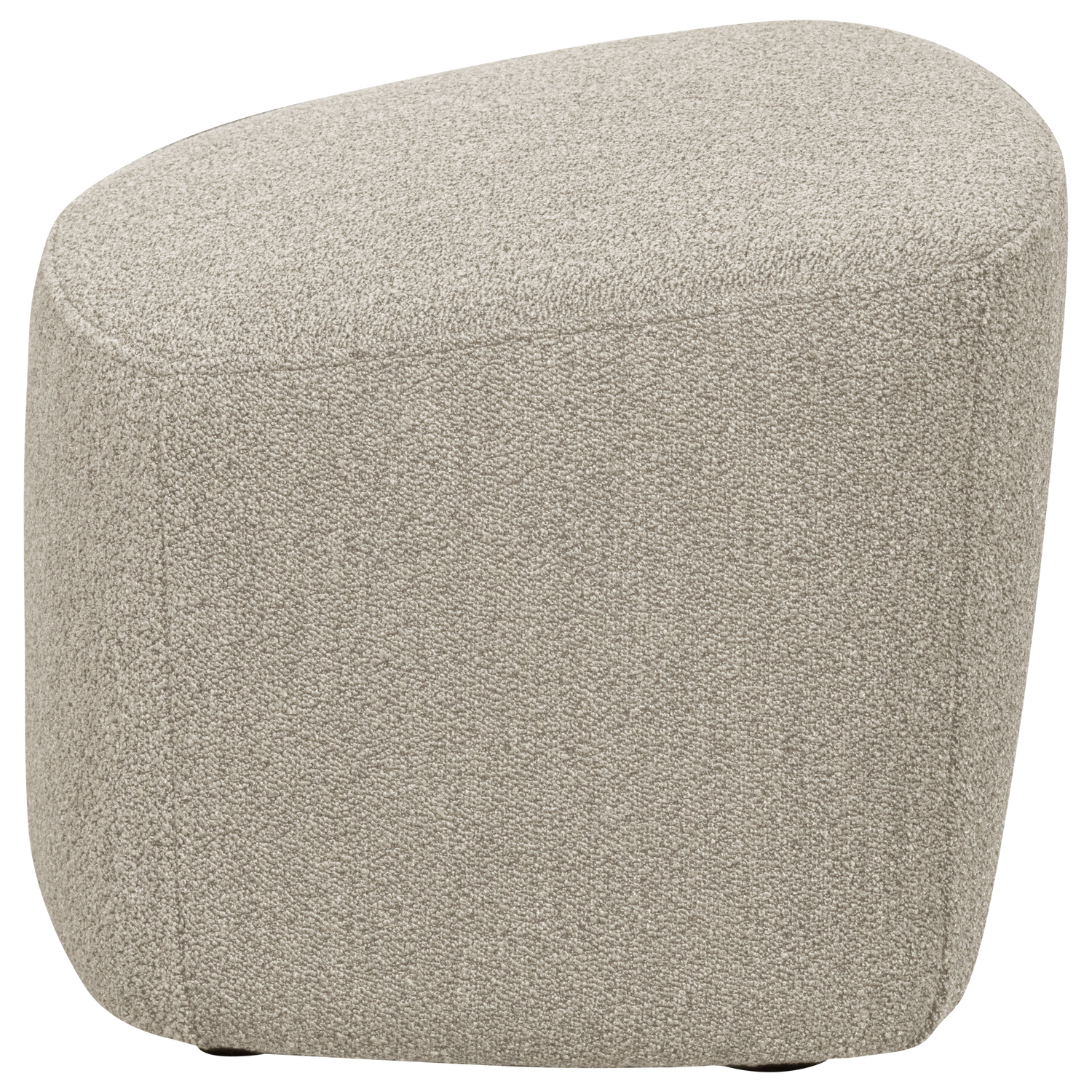 vtwonen Lofty Hocker - Bouclé - Naturel - 41x62x48