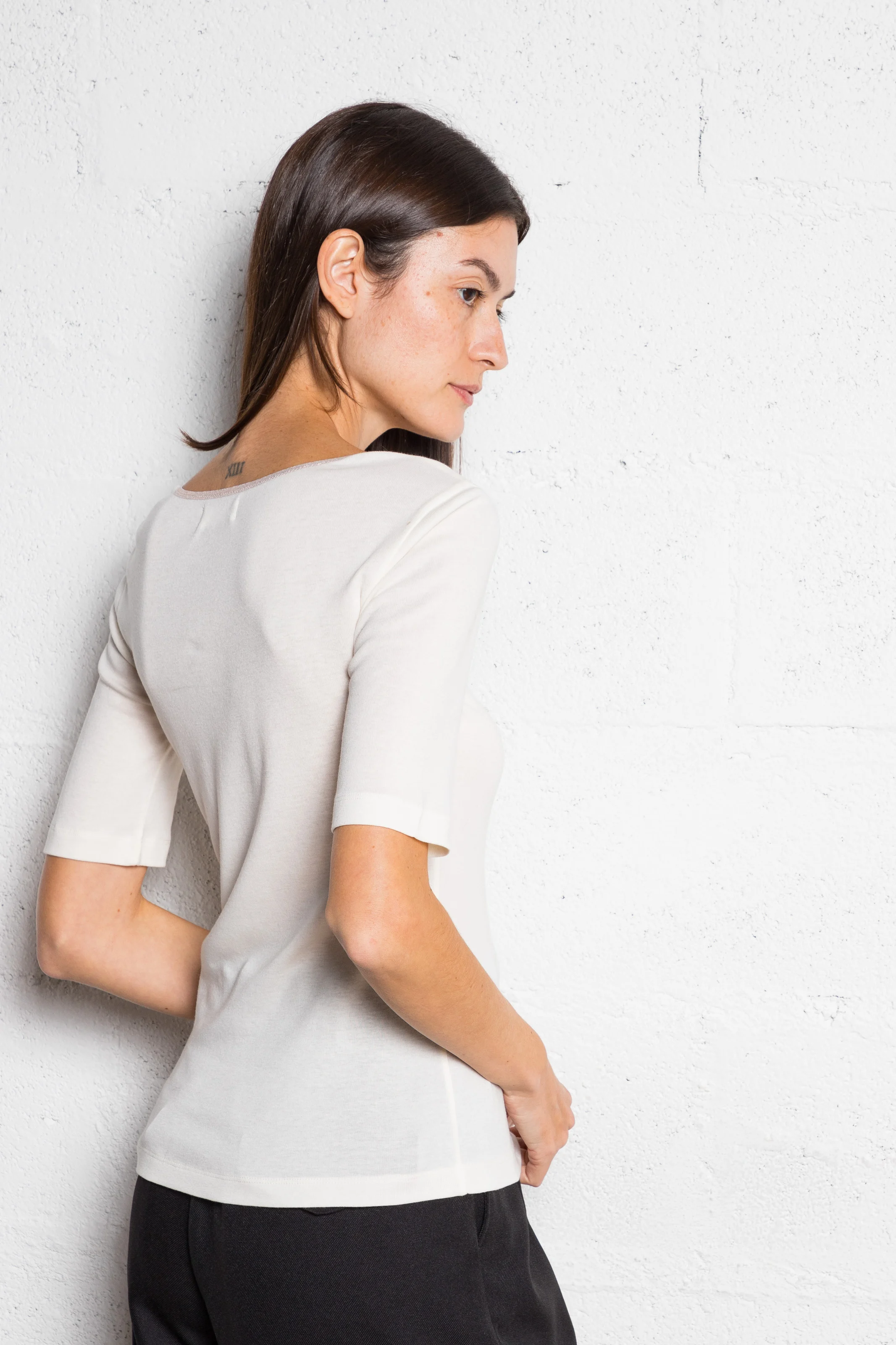 HORLANE - Tee-shirt col rond | Beige