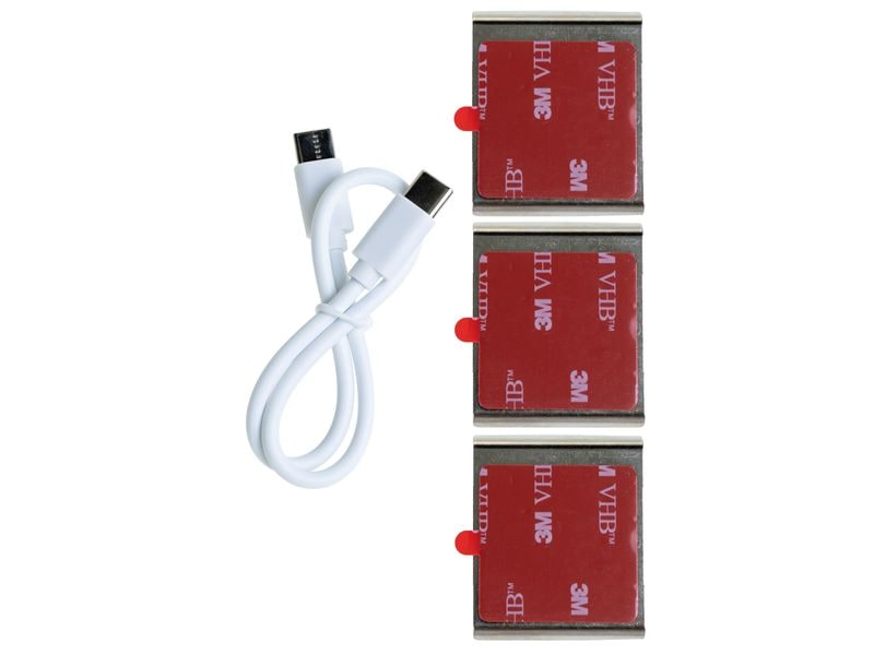 STRUCT Lichtleiste LED 500 mm, 3 W Aufladbare LED-Leiste mit USB-C Anschluss