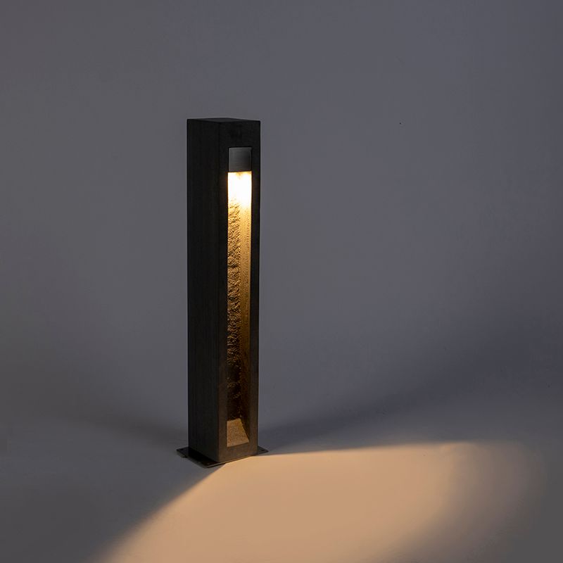 Moderne staande buitenlamp bazalt 70 cm - Sneezy