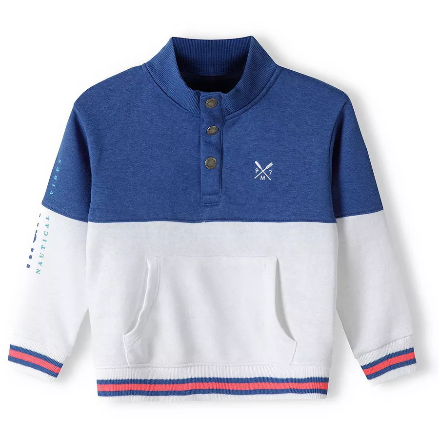 MINOTI Sweatshirt WeißDunkelblau