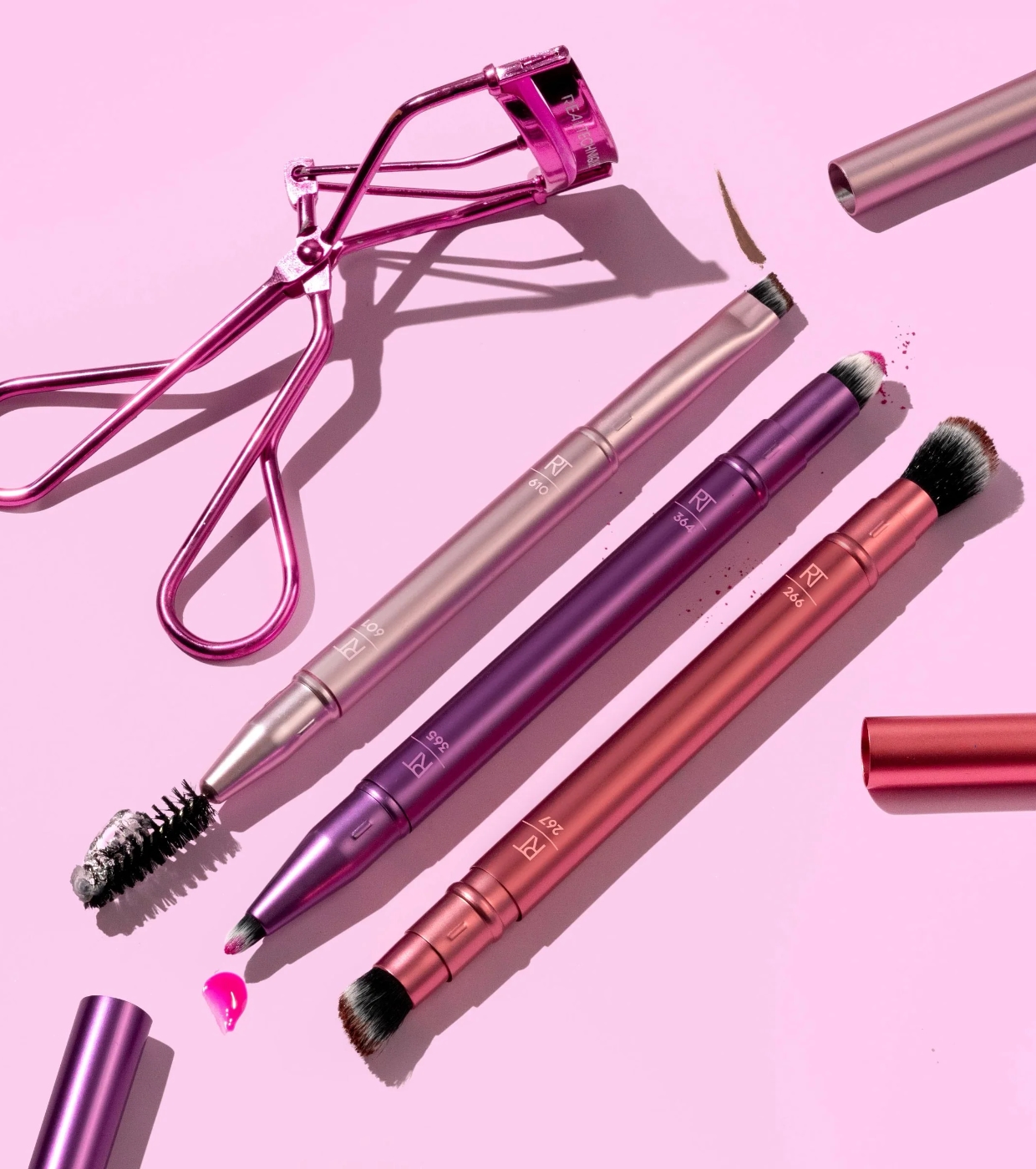 Real Techniques - Conjunto Double Time Brush + Lash set