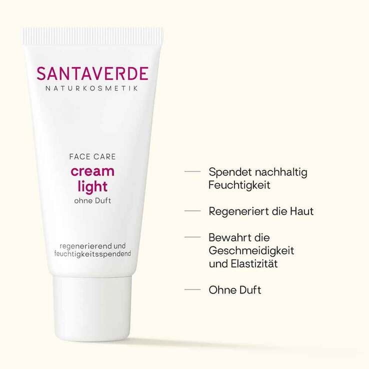 Aloe Vera creme light ohne Duft, 30 ml