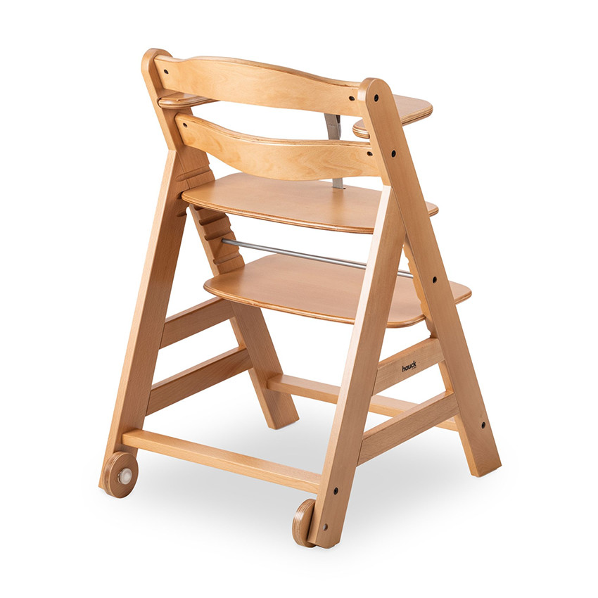 Chaise haute évolutive Beta+ en bois naturel