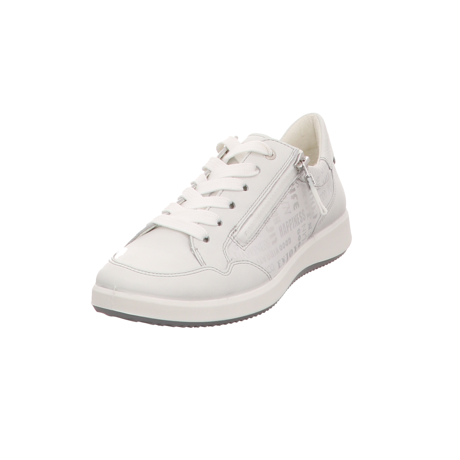 ARA Schnürhalbschuh weiß weiss/weiss kombi