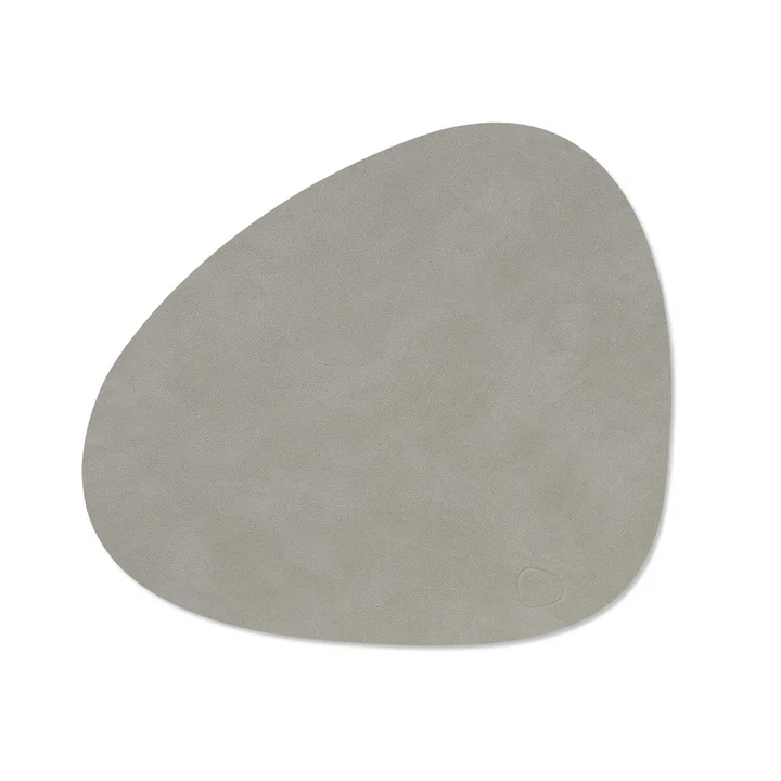 Lind DNA - Tischset Curve M, 31 x 35 cm, Nupo hellgrau