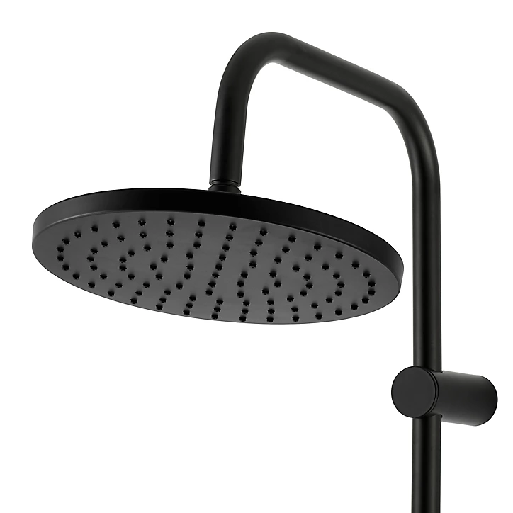 Colonne de douche thermostatique noire GoodHome Cavally