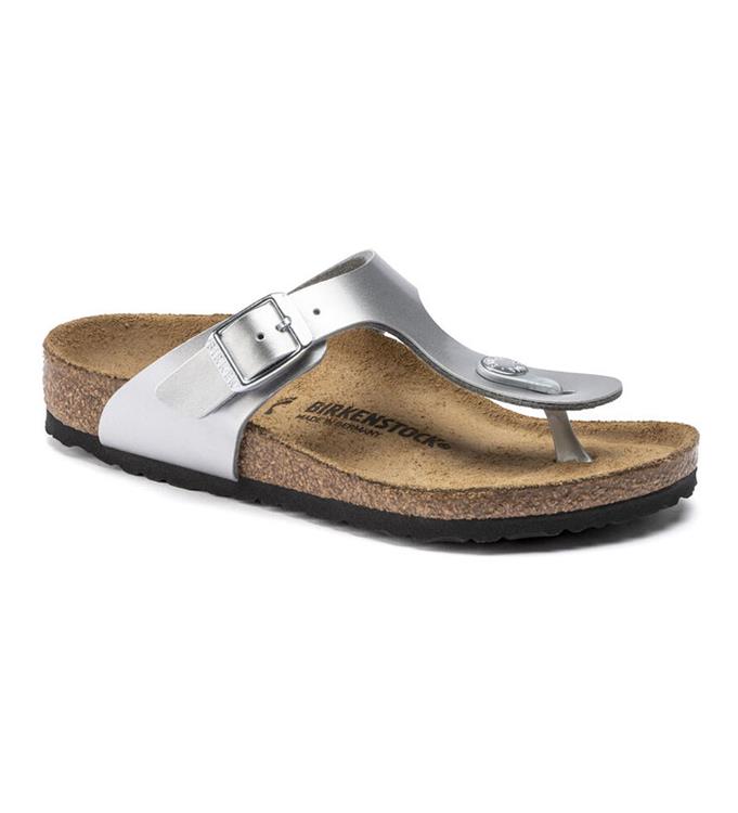 Birkenstock Gizeh Kids Electric matellic silver
