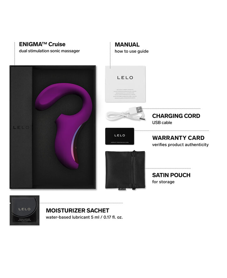 LELO Enigma Cruise Rabbit Vibrator Lilla
