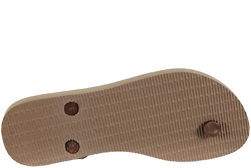 HAVAIANAS LUNA KLIPKLAPPER I BRUNT GUMMI
