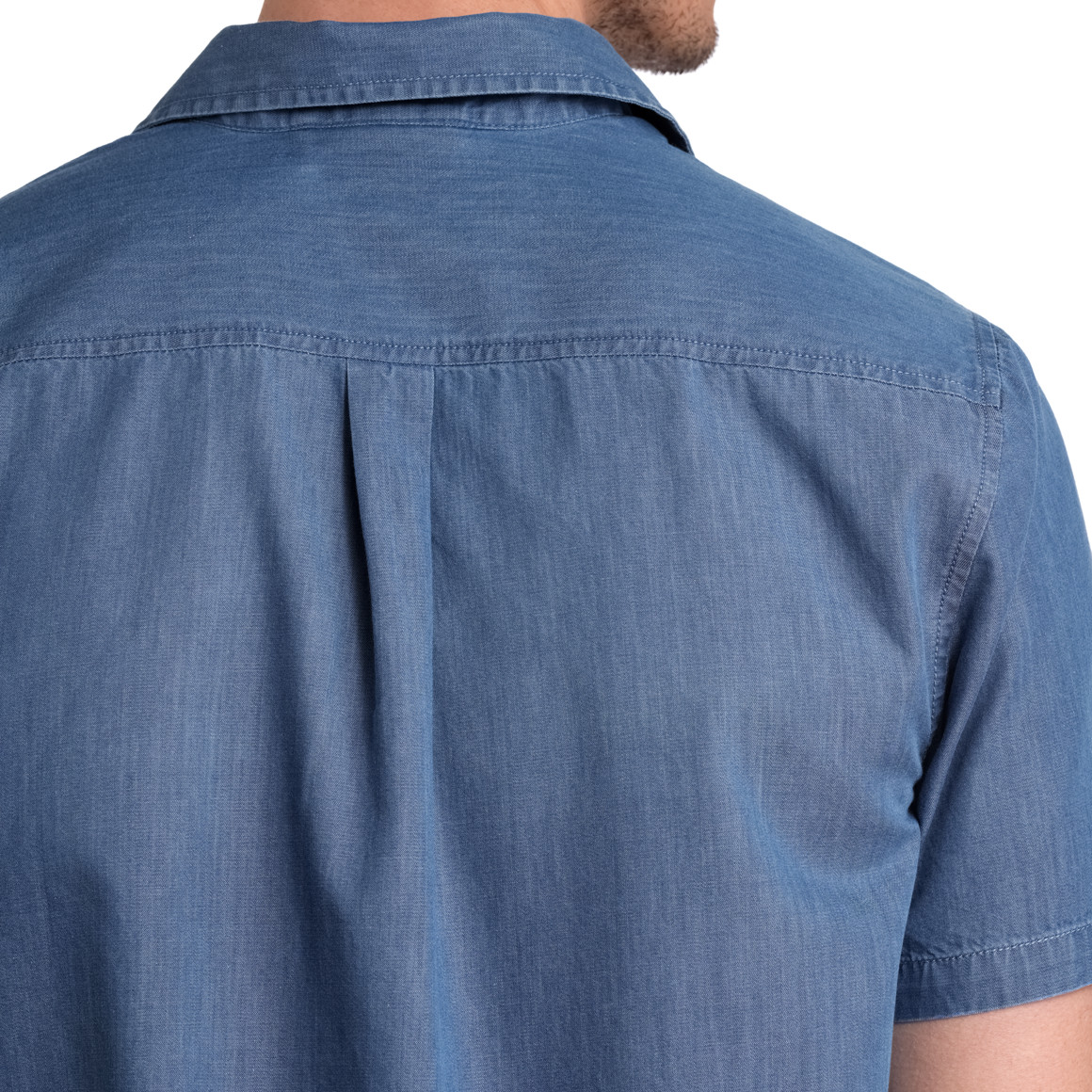 VanVaan Herren Hemd in Jeans-Optik blau