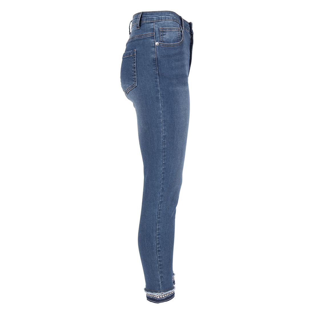 Camilla jeans med strassbånd