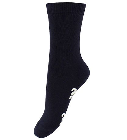 Fuzzies Socken m. Antirutsch - Navy