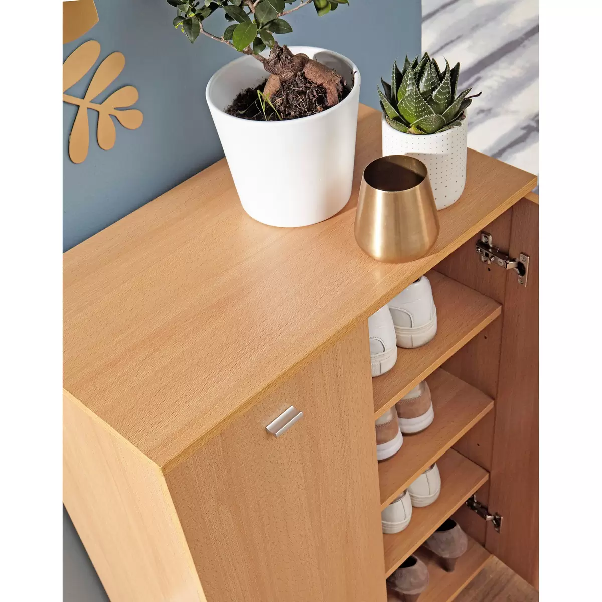 Schuhschrank Murcia Braun